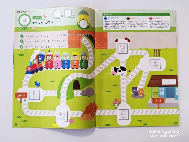 まなびwith　年中　おためし教材